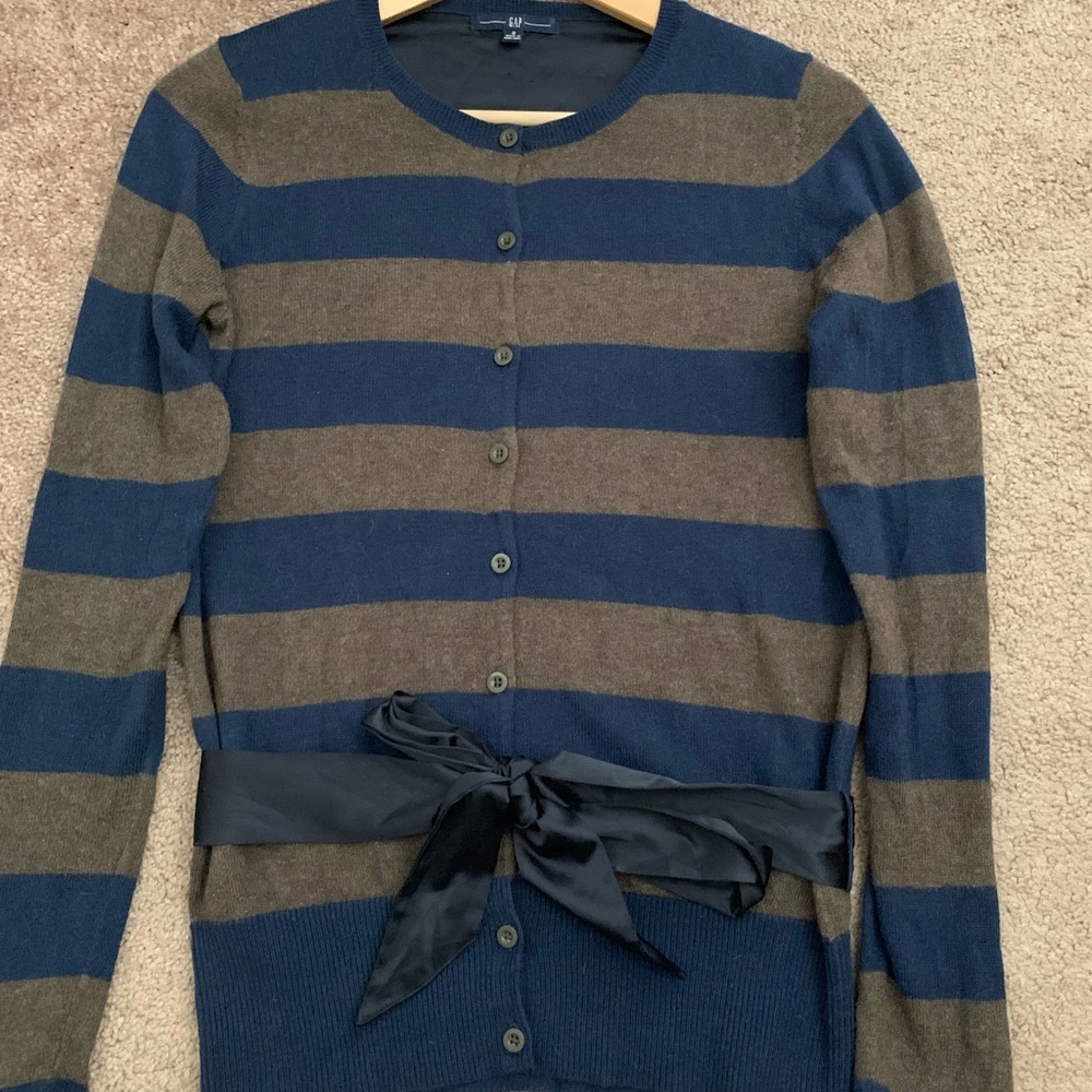 Gap striped cardigan